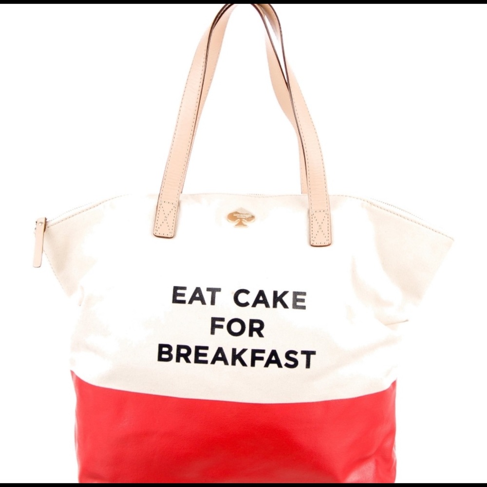 Kate Spade ♠️ Eat Cake For Breakfast shoulder bag.